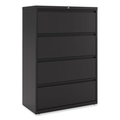 Lateral File, 4 Legal/Letter-Size File Drawers, Black, 36" x 18.63" x 52.5"1