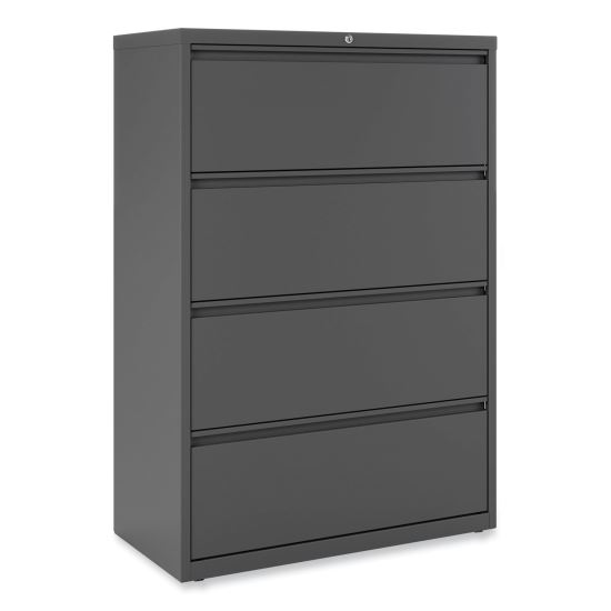 Lateral File, 4 Legal/Letter/A4/A5-Size File Drawers, Charcoal, 36" x 18.63" x 52.5"1