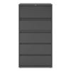 Lateral File, 5 Legal/Letter/A4/A5-Size File Drawers, Charcoal, 36" x 18.63" x 67.63"2