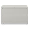 Lateral File, 2 Legal/Letter-Size File Drawers, Light Gray, 42" x 18.63" x 28"2