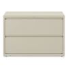 Lateral File, 2 Legal/Letter-Size File Drawers, Putty, 42" x 18.63" x 28"2