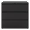 Lateral File, 3 Legal/Letter/A4/A5-Size File Drawers, Black, 42" x 18.63" x 40.25"2
