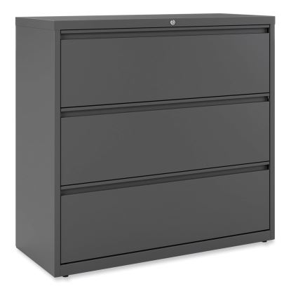 Lateral File, 3 Legal/Letter/A4/A5-Size File Drawers, Charcoal, 42" x 18.63" x 40.25"1