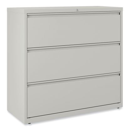 Lateral File, 3 Legal/Letter/A4/A5-Size File Drawers, Light Gray, 42" x 18.63" x 40.25"1