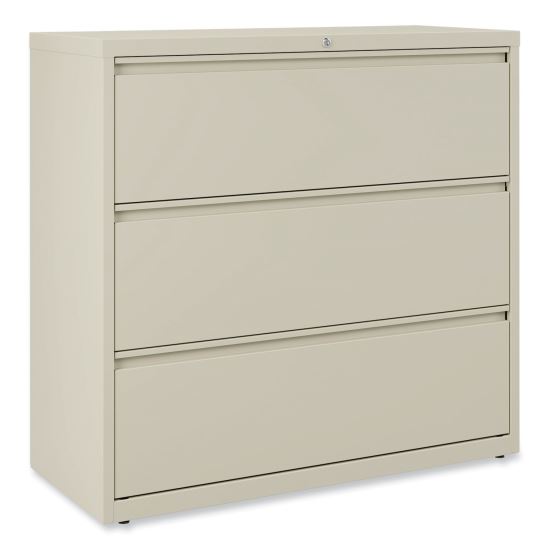 Lateral File, 3 Legal/Letter/A4/A5-Size File Drawers, Putty, 42" x 18.63" x 40.25"1