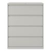 Lateral File, 4 Legal/Letter-Size File Drawers, Light Gray, 42" x 18.63" x 52.5"2