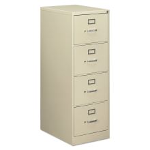 Economy Vertical File, 4 Legal-Size File Drawers, Putty, 18" x 25" x 52"1