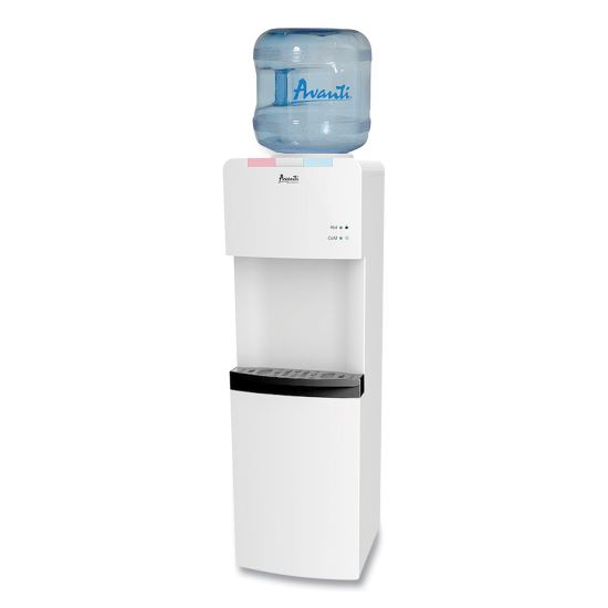 Hot and Cold Water Stand Up Dispenser, 3-5 gal, 11 x 12 x 36, White1