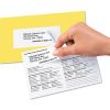 Picture of Send and Reply Piggyback Labels, Inkjet/Laser Printers, 1.63 x 4, White, 12/Sheet, 20 Sheets/Pack