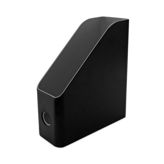 Advantus Fusion Magazine File, Black/Gray1