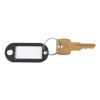 Key Tags Label Window, 0.88 x 0.19 x 2, Black, 6/Pack2