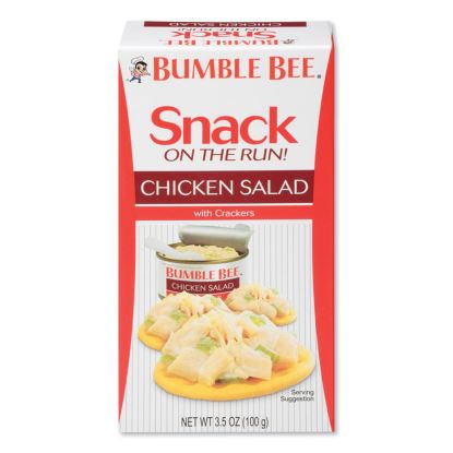 Snack on the Run Chicken Salad with Crackers, 3.5 oz Pack, 12/Carton1