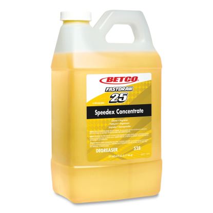 Speedex FastDraw 25 Concentrate Heavy-Duty Degreaser, Lemon Scent, 67.6 oz Bottle, 4/Carton1