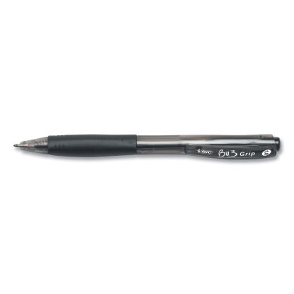 BU3 Ballpoint Pen, Retractable, Medium 1 mm, Black Ink, Black Barrel, 18/Pack1