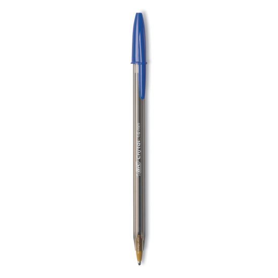 Cristal Xtra Bold Ballpoint Pen, Stick, Bold 1.6 mm, Blue Ink, Clear Barrel, 24/Pack1