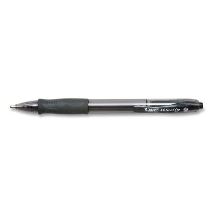 GLIDE Bold Ballpoint Pen, Retractable, Bold 1.6 mm, Black Ink, Translucent Black Barrel, 4/Pack1