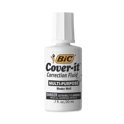 Cover-It Correction Fluid, 20 ml Bottle, White1