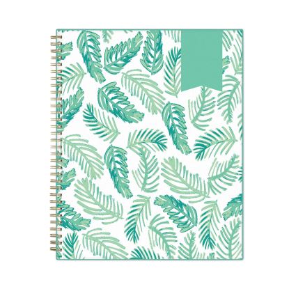 Day Designer Academic Year Weekly/Monthly Frosted Planner, Palms Artwork, 11 x 8.5, 12-Month (July-June): 2022-20231