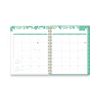 Day Designer Academic Year Weekly/Monthly Frosted Planner, Palms Artwork, 11 x 8.5, 12-Month (July-June): 2022-20232