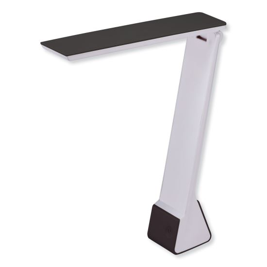 Konnect Rechargeable Folding LED Desk Lamp, 2.52" x 2.13" x 11.02", Gray/Black1