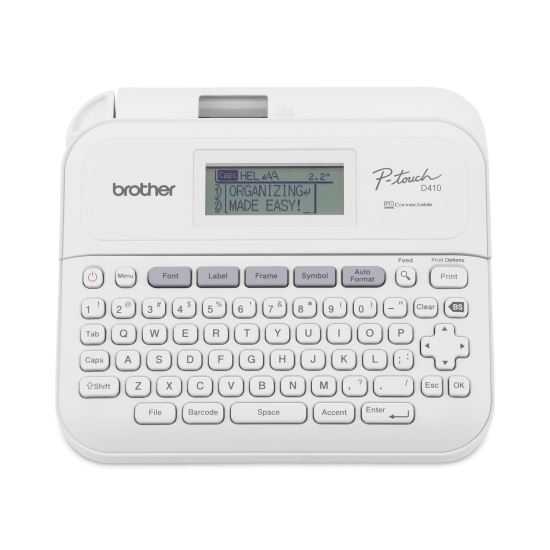 P-Touch PT-D410 Advanced Connected Label Maker, 20 mm/s, 8.9 x 3.9 x 12.31