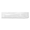 Individually Wrapped Mediumweight Cutlery, Forks, White, 1,000/Carton2