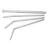 Individually Wrapped Straws, 7.75", Polypropylene, White, 400/Box2