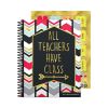 Teacher Planner, Weekly/Monthly, Two-Page Spread (Seven Classes), 11 x 8.5, Multicolor Cover, 2022-20231