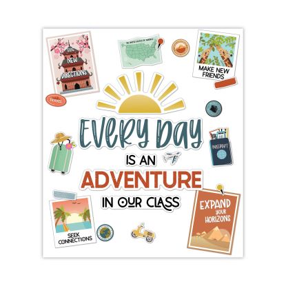 Motivational Bulletin Board Set, Everyday Is an Adventure, 42 Pieces1