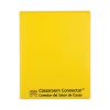 Classroom Connector Folders, 11 x 8.5, Yellow, 25/Box1