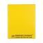 Classroom Connector Folders, 11 x 8.5, Yellow, 25/Box1