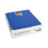 Two-Pocket Heavyweight Poly Portfolio Folder, 3-Hole Punch, 11 x 8.5, Blue, 25/Box2