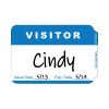 Self-Adhesive Name Badges, Hello My Name Is, Blue, 3.5 x 2.25, 100/BX2