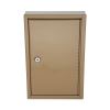 Key Lockable Key Cabinet, 30-Key, Metal, Sand, 8 x 2.63 x 12.131
