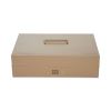 Heavy Duty Lay Flat Cash Box, 6 Compartments, 11.6 x 7.9 x 3.7, Sand1