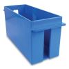 Extra-Capacity Coin Tray, Nickels, 1 Compartment, Denomination and Capacity Etched On Side, 10.5 x 4.75 x 5, Plastic, Blue2