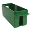 Extra-Capacity Coin Tray, Dimes, 1 Compartment, Denomination and Capacity Etched On Side, 10.5 x 4.75 x 5, Plastic, Green2