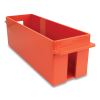 Extra-Capacity Coin Tray, Quarters, 1 Compartment, 11.5 x 3.38 x 3.38, Plastic, Orange2