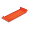 Stackable Plastic Coin Tray, Quarters, 10 Compartments, Denomination and Capacity Etched On Side, Stackable, Orange1