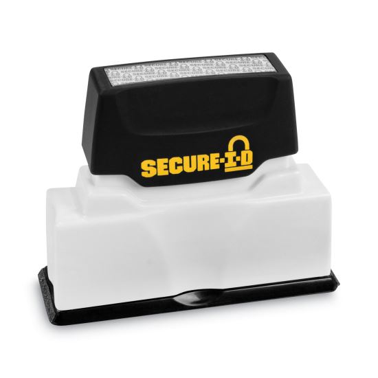 Secure-I-D Security Stamp, Obscures Area 2 1/2 x 5/16, Black1