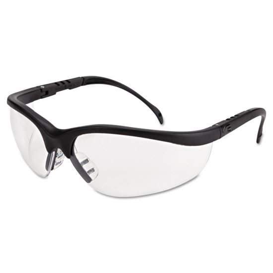 Klondike Safety Glasses, Matte Black Frame, Clear Lens1