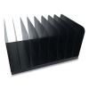 Steel Vertical File Organizer, 8 Sections, Letter Size Files, 11 x 15 x 7.75, Black2