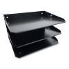 Steel Horizontal File Organizer, 3 Sections, Letter Size Files, 12 x 8.75 x 6, Black2