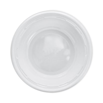 Famous Service Impact Plastic Dinnerware, Bowl, 5-6 oz, White, 125/Pack1