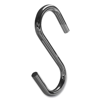 S Hooks, Metal, Silver, 50/Pack1