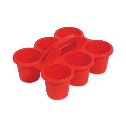 Little Artist Antimicrobial Six-Cup Caddy, Red1