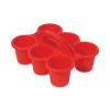 Little Artist Antimicrobial Six-Cup Caddy, Red2