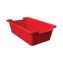 Antimicrobial Rectangle Storage Bin, Red1