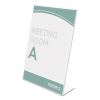 Superior Image Slanted Sign Holder, Portrait, 5 x 7 Insert, Clear2