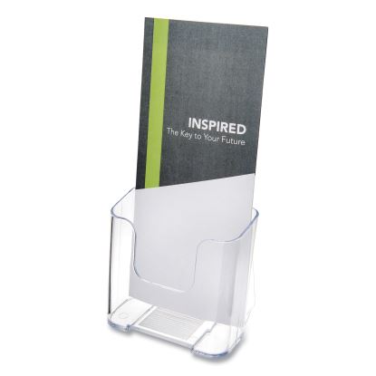 DocuHolder for Countertop/Wall-Mount, Leaflet Size, 4.37w x 3.25d x 3.87h, Clear1